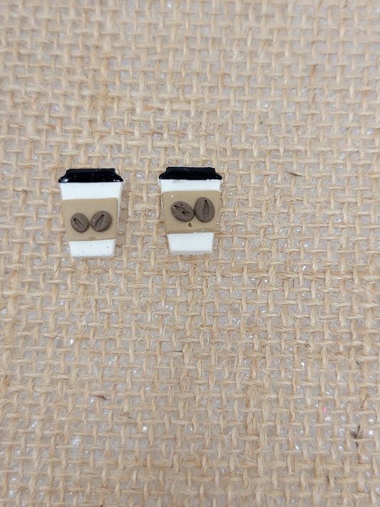Coffee cup studs