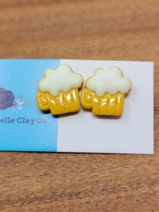 Mini beer mug studs