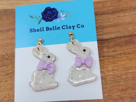Cookies & cream bunny dangles