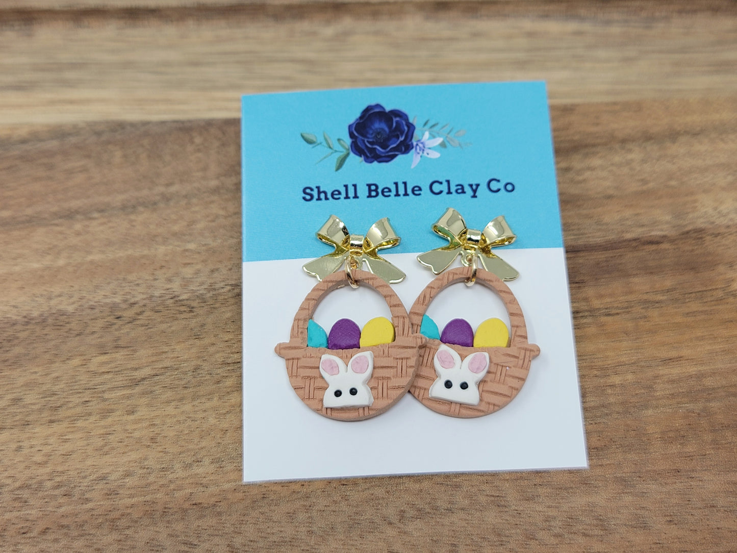 Bunny easter basket dangles