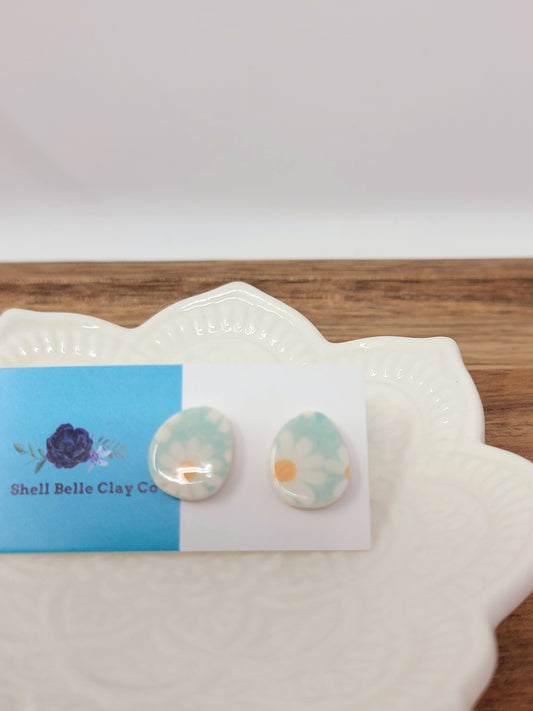 Daisy easter egg studs