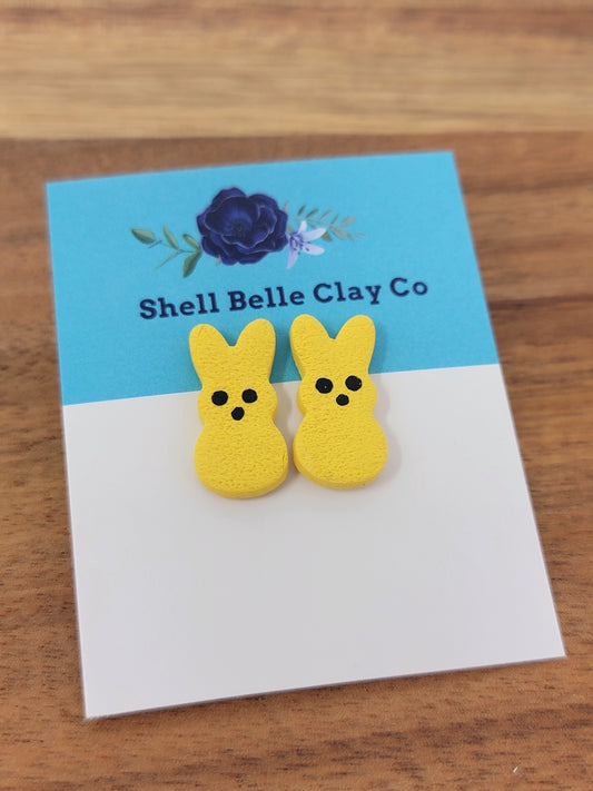 Yellow peeps studs