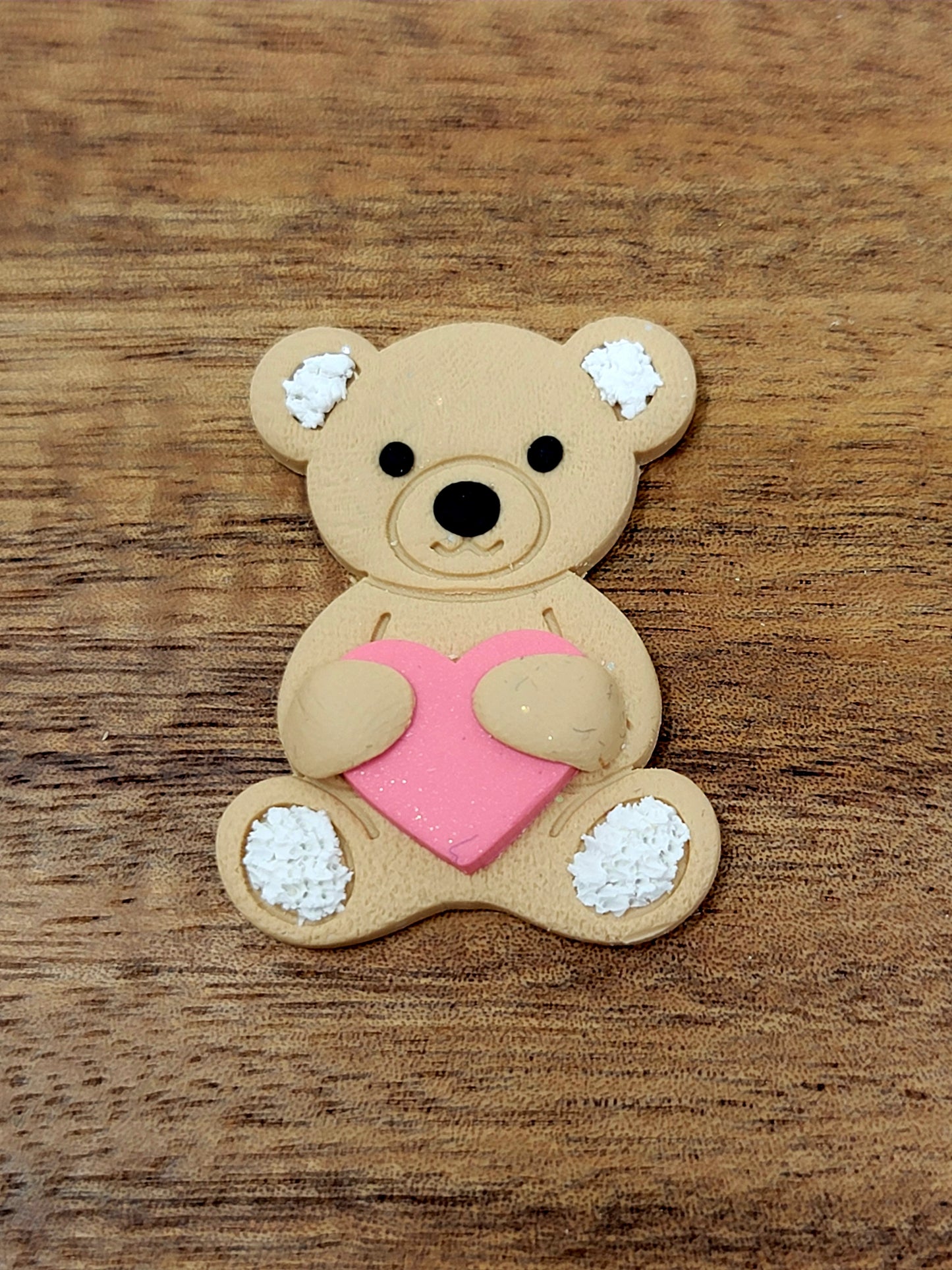 Tan valentines bear magnet