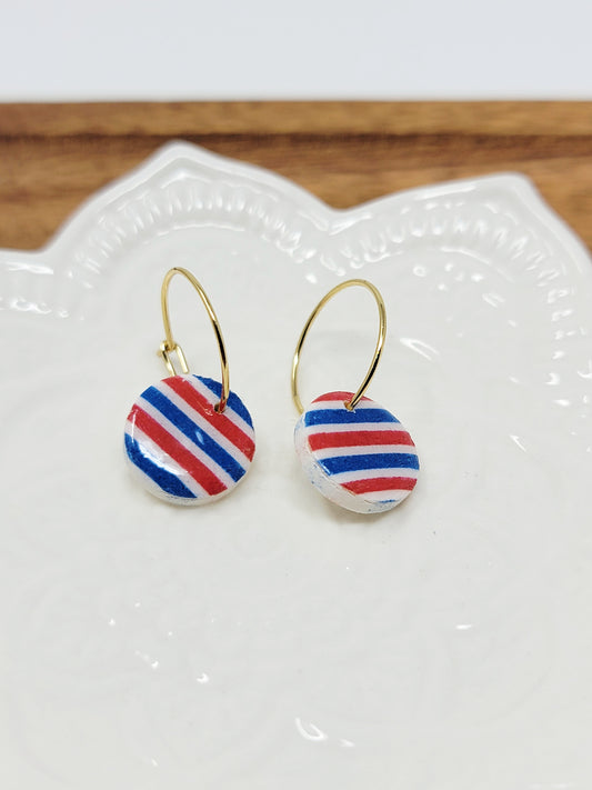 Small striped hoops