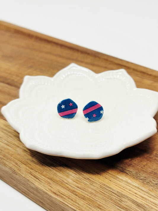 Stars& stripes studs