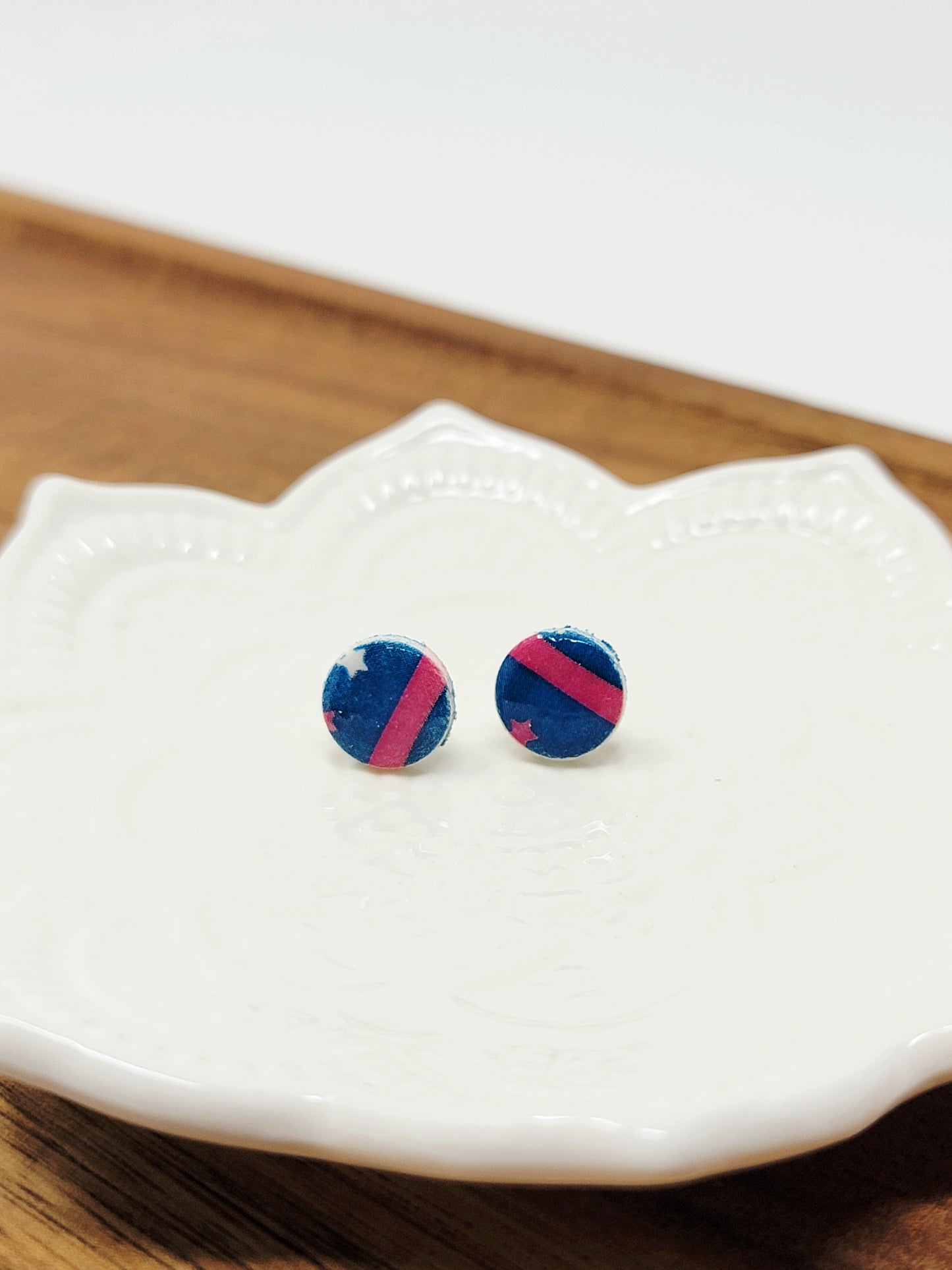Stars& stripes mini studs