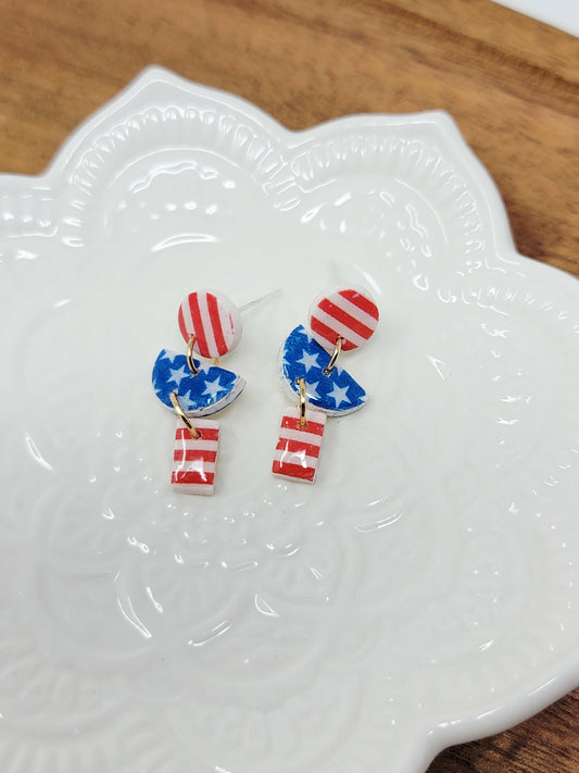 Stars & stripes dangles