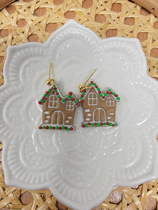 Gingerbread house dangles