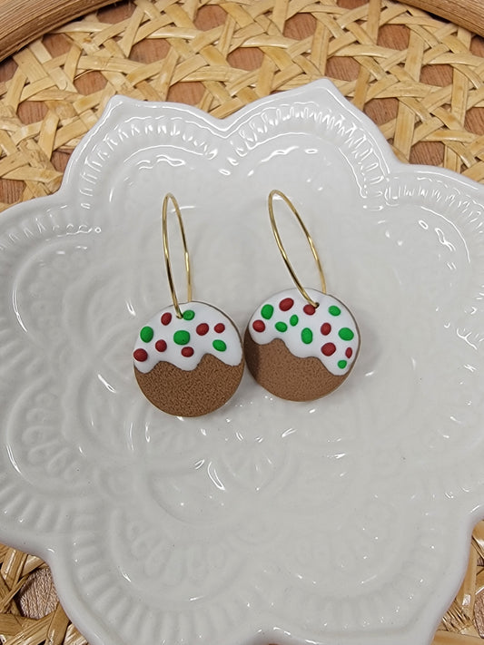 Gingerbread cookie hoops