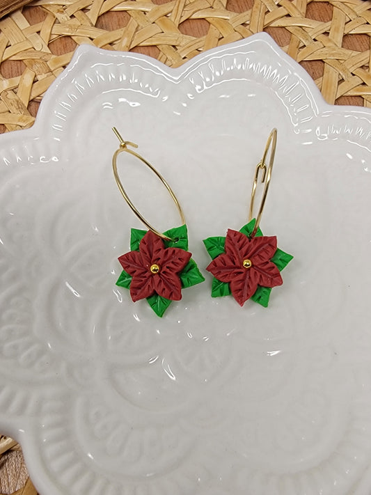 Poinsettia hoops