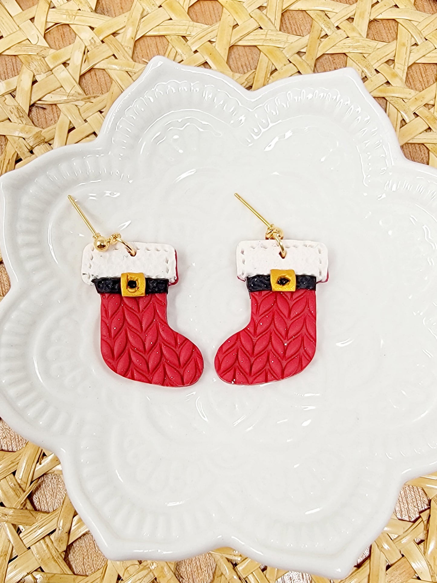 Santa stocking dangles