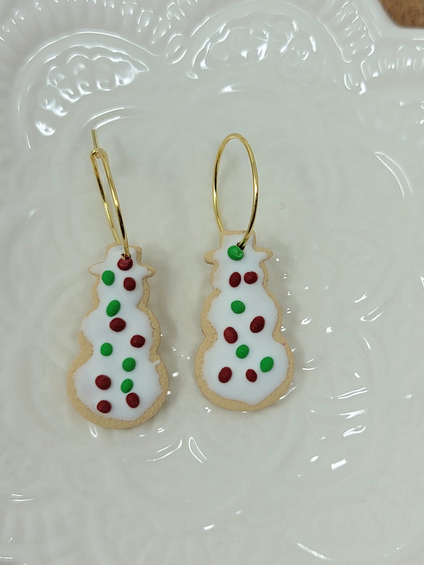 Sugar cookie snowman hoops