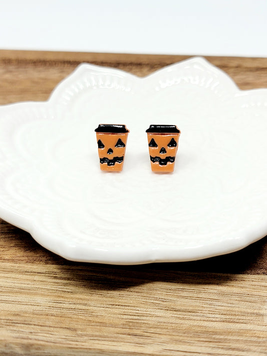 Jack o'lantern coffee cup