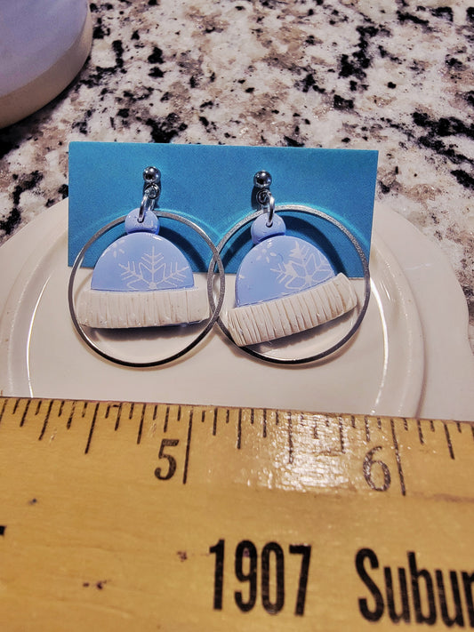 Winter hat dangles